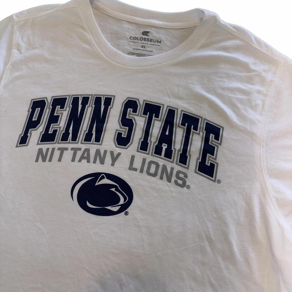 Penn State Nittany Lions Brand New Mens XL White College Graphic T-Shirt NWT - Picture 3 of 5
